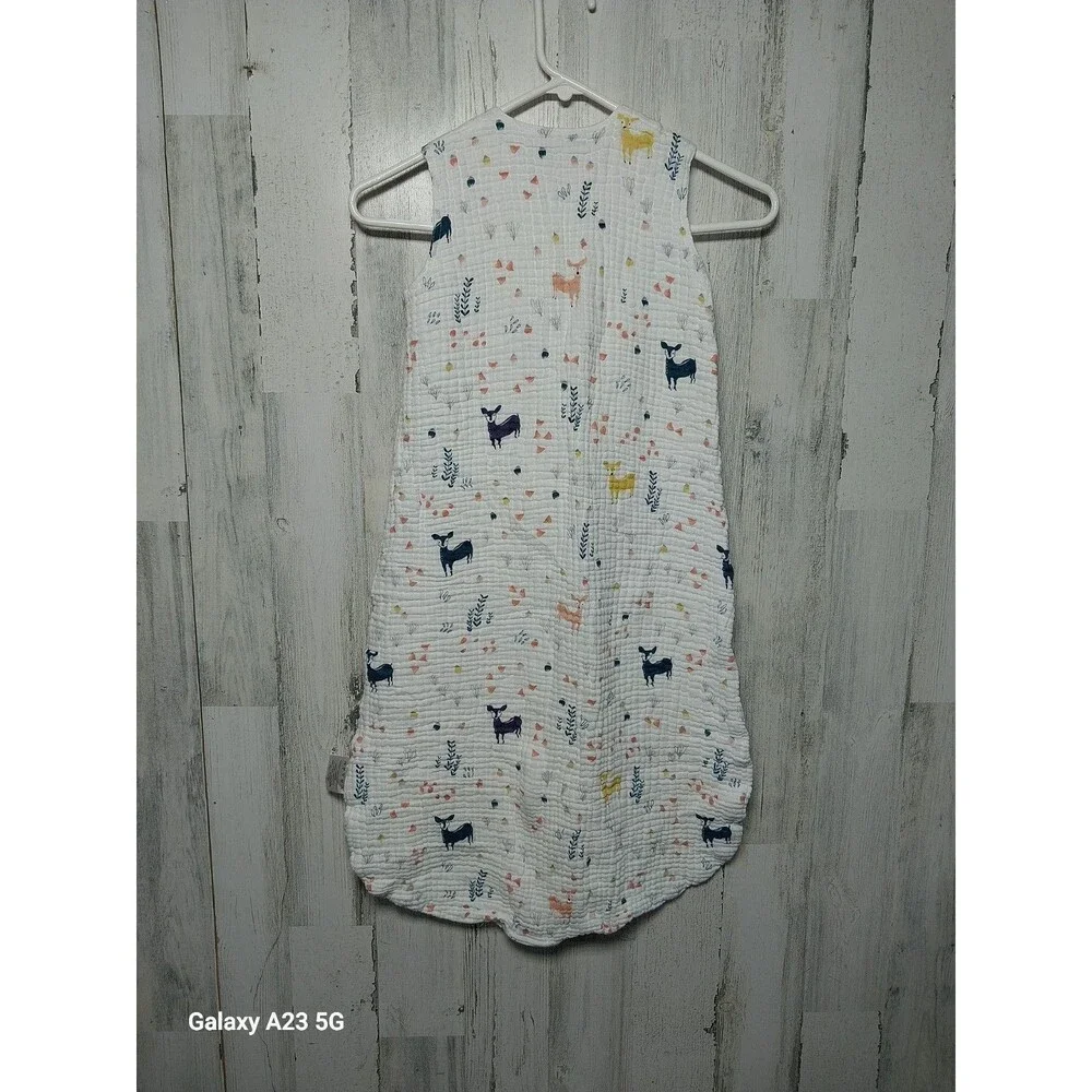 Tado Muslin 100% Organic Cotton Baby Sleep Sack XL Up To 39 Inches Woodland